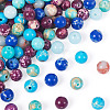 180Pcs 6 Styles Dyed Natural & Synthetic Imperial Jasper Beads Strands G-TA0002-41-2