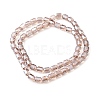 Electroplate Glass Beads Strands GLAA-G112-07K-2