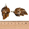 Natural Tiger Eye Pendants G-K372-06G-A02-3