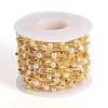 Brass Handmade Beaded Chain CHC-G011-16G-3