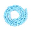Opaque Glass Beads Strands GLAA-N019-4mm-18-3
