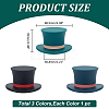 3Pcs 3 Colors Silicone Red Wine Bottle Stoppers SIL-WR0001-03-2