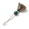 Iron Bell Pendant Decoration HJEW-JM02235-01-4