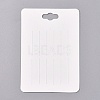 Hair Clip Display Cards CDIS-WH0013-13-2