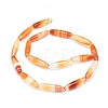 Natural Banded Agate/Striped Agate Beads Strands G-D0005-51A-02-2