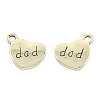 Tibetan Style Alloy Family Charms X-TIBEP-5414-AS-FF-1