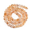 Heated Natural Citrine Bead Strands G-P466-01D-4