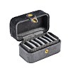 Mini Rectangle Velvet Ring Storage Boxes with Snap Buttons CON-Z009-02F-1