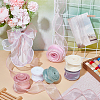 6 Rolls 6 Colors Fishtail Yarn Iridescent Ribbon for Bowknot Making OCOR-WR0001-57-3