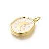 Rack Plating Brass Enamel Pendants KK-L225-029G-04-2