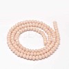 Faceted Rondelle Glass Beads Strands LS-GLAA-I033-4mm-23-2