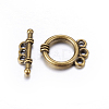 Tibetan Style Alloy Toggle Clasps X-MLF10795Y-NF-1