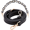 Gorgecraft 2Pcs PU Leather Bag Strap and Acrylic & CCB Plastic Link Chains Bag Handles FIND-GF0001-60-1