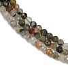 Natural Green Rutilated Quartz Beads Strands G-RM241221-B47-4