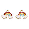 Alloy Enamel Pendants X-FIND-N048-020-2