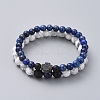 Stretch Bracelet Sets BJEW-JB05027-02-1