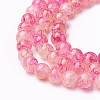 Spray Painted Glass Beads Strands X-GLAA-A038-C-60-3