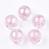 Transparent Acrylic Beads TACR-T006-01A-09-1