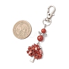Chakra Tree of Life Natural & Synthetic Gemstone Pendant Decorations HJEW-JM03731-3