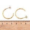 304 Stainless Steel C-Shaped Stud Earrings EJEW-R017-02G-03-4