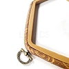 House Shape Plastic Embroidery Hoops PW-WG4EBFC-01-4