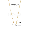 Brass Micro Pave Zircon Necklaces for Mother and Child JH8843-1