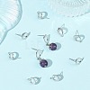 SHEGRACE Brass Stud Earring Findings XGRQ64370-853P-4