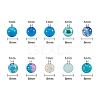 200Pcs 10 Styles DIY Glass Round Beads Sets DIY-CJ0001-96-2