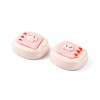 Opaque Cute Cartoon Resin Cabochons CRES-O006-06C-3