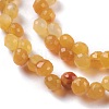 Natural Topaz Jade  Beads Strands G-H243-12-3