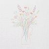 DIY Embroidery Fabric with Eliminable Pattern DIY-P032-B03-2