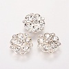 Alloy Rhinestone Cabochons RGLA-WH0004-31-2