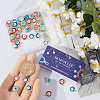 60Pcs 3 Colors Epoxy Resin Enamel Evil Eye Charms RESI-SC0003-27-3