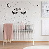 Rectangle with Word PVC Wall Stickers DIY-WH0228-183-4