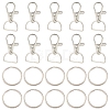 20Pcs Alloy Swivel Clasps FIND-YW0007-78-2
