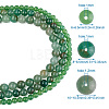 Yilisi 3 Strands 3 Style Natural Green Aventurine Beads Strands G-YS0001-07-3