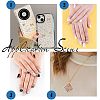 SUPERFINDINGS 72Pcs 12 Style Nail Art Decoration MRMJ-FH0001-17-5