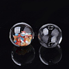 Handmade Blown Glass Globe Beads X-DH017J-1-10mm-1