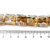 Handmade Gold Foil and Silver Foil Lampwork Beads FOIL-C001-01B-05-4