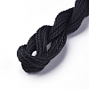 Round Waxed Polyester Cord YC-WH0005-18-1