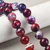 Natural Multi-Color Agate Beads Strands G-A261-B10-14mm-1