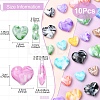 10Pcs Acrylic Beads OACR-YW0002-50-3