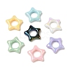 UV Plating Rainbow Iridescent Acrylic Bead Frames AC-CBACF8A-01-1