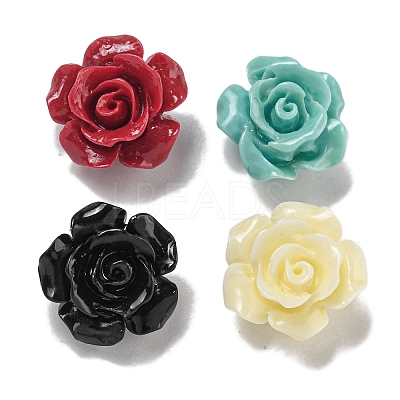 Synthetic Coral Dyed Carved Beads SHEL-I001-05A-1