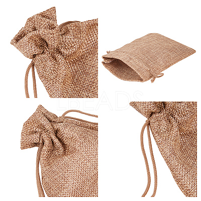Burlap Packing Pouches Drawstring Bags ABAG-BC0001-08-18x13-1