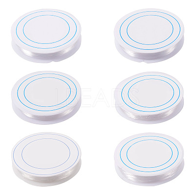 6 Rolls 6 Styles Elastic Crystal Thread EW-TA0001-03-1