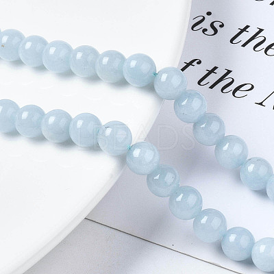 Natural Chalcedony Beads Strands G-S333-12mm-004-1