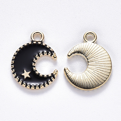 Alloy Enamel Pendants ENAM-S121-063D-1