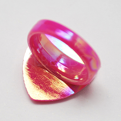 Kids Valentines Day Gifts Acrylic Rings for Kids RJEW-S618-6-1