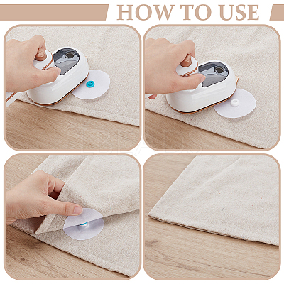 Plastic with Non-woven Fabrics Snap Buttons BUTT-WH0029-66-1